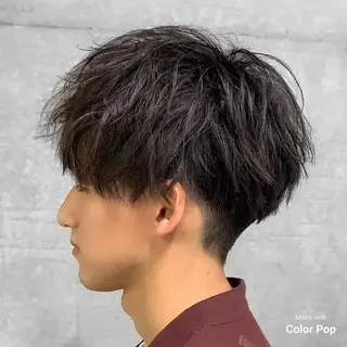 ショート メンズ メンズパーマの達人 KAITOのヘアスタイル
