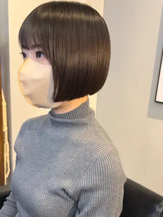ショート カラー すきバサミを使わない カット✂️✨郡司泰之のヘアスタイル