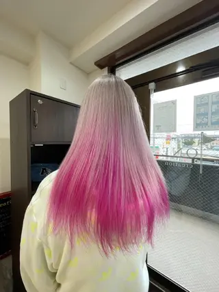ロング 地雷系  ピンク 🩷MOKAのヘアスタイル
