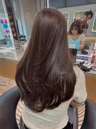ロング カラー ヘアアレンジ 【博多髪質改善】 吉村　清志のヘアスタイル