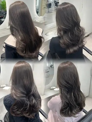 セミロング カラー 🎀表参道/透明感 カラー/花音🎀のヘアスタイル