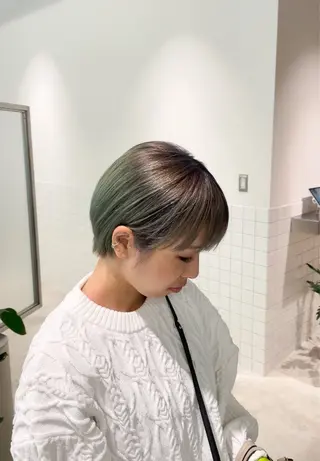 ショート カラー 大人スタイル 太田のヘアスタイル