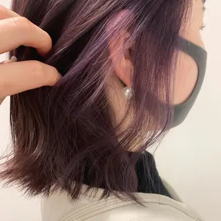 ミディアム カラー ヘアアレンジ 🍒暖色✖️レイヤー /Haruna🍒のヘアスタイル