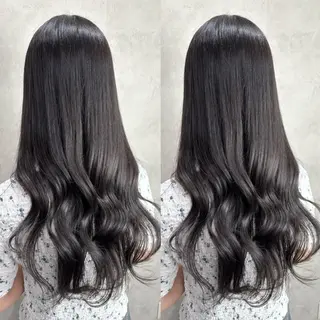 ロング カラー Rin♡透明感ピンク 🎀白肌ラベンダーのヘアスタイル