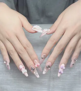ネイル Lee Nails チップ長さだし専門店のネイルデザイン