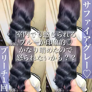 セミロング カラー 本物の髪質改善･ 縮毛矯正専門/庭田のヘアスタイル