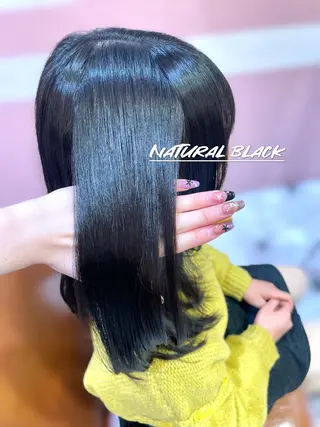 ロング 韓国風／ハイトーン AYAKAのヘアスタイル