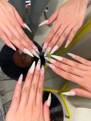 ネイル 33nail✴️栄 スミレ❇️Gel-xのネイルデザイン