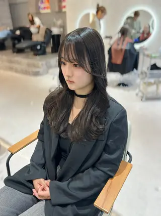ロング カラー 髪質改善支持率 NO.1/韓国風💎のヘアスタイル