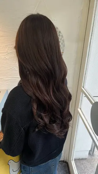 ロング 中村 桃子のヘアスタイル