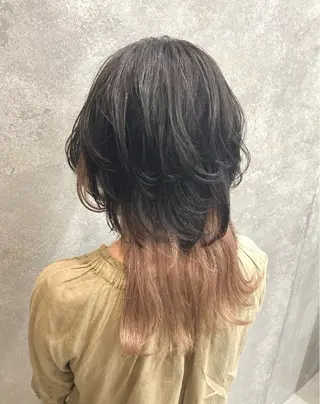セミロング 樋口 江理香のヘアスタイル