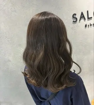 ミディアム カラー 大人女性ヘア 半個室 池袋 natsukiのヘアスタイル