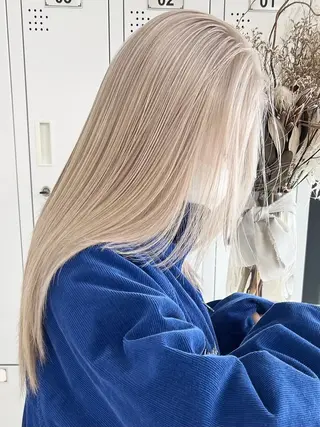 ロング ハイトーン/艶髪 🥀那波のヘアスタイル