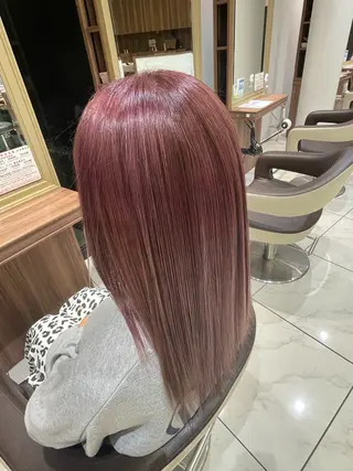 カラー 加藤 里歩のヘアスタイル