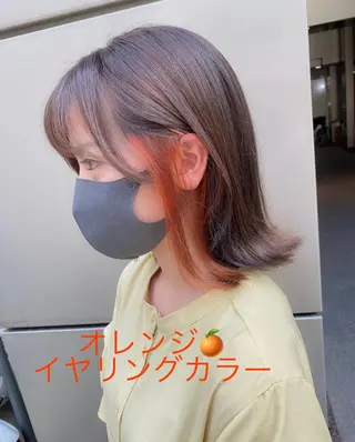 ミディアム 藤田 遼のヘアスタイル