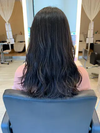 セミロング カラー NYNY四條畷店 森 亮人のヘアスタイル