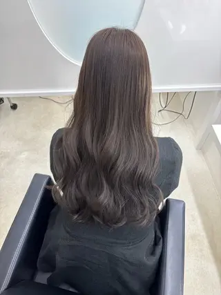 ロング カラー 冨木 雄斗のヘアスタイル