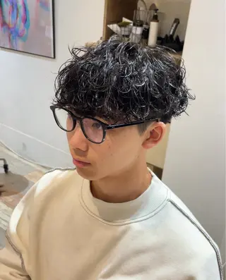 メンズ 髪質改善 メンズパーマゆうひのヘアスタイル