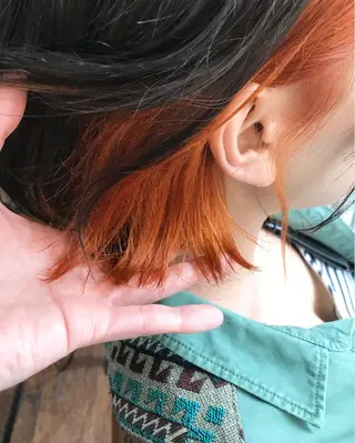 ショート インナーカラー🦔 🐾KEISUKEのヘアスタイル