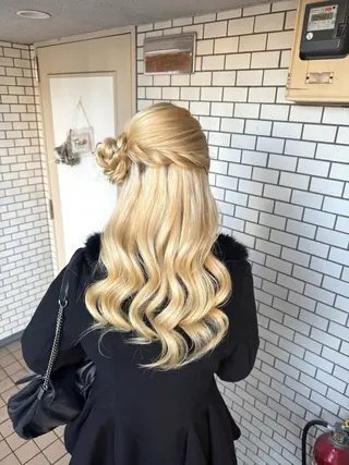 ロング ヘアアレンジ 褒められヘアメイク /‎ボブ女子🐶みおのヘアスタイル