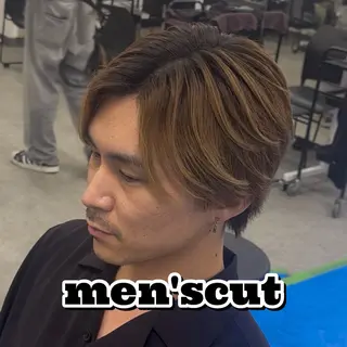 メンズ メンズ特化🥀 ハイトーン🥀韓国系のヘアスタイル