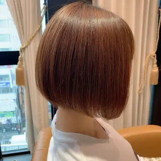 ミディアム カラー パーマ ヘアアレンジ メンズ キッズ ネイル マツエク・マツパ 名古屋で1番ボブが上 手い美容師/杉原碧仁のヘアスタイル