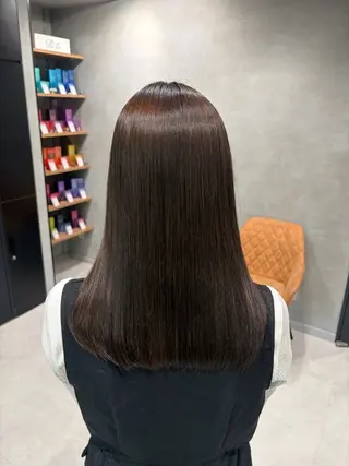 セミロング パーマ ブリーチ✨/似合わせ カラー🎀/Yuzuのヘアスタイル