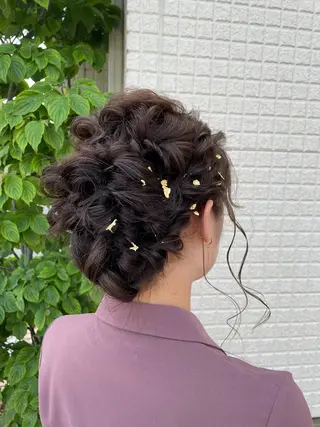 ミディアム 池田 歩佳のヘアスタイル