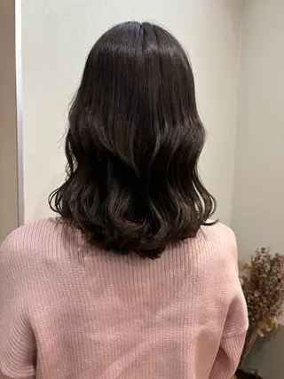 ミディアム 米倉 柚葉のヘアスタイル