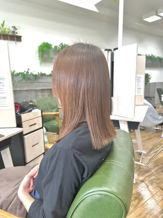 ミディアム K＋★ ことねのヘアスタイル