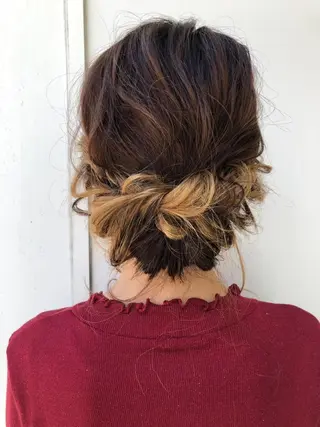 ヘアアレンジ 代表 土屋ヒロユキ ショートカットのヘアスタイル