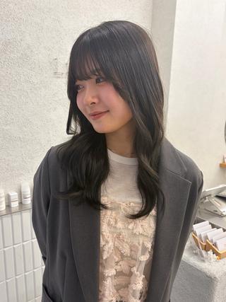 ロング カラー ベージュ🤎透明感 カラー/ボブ🔔リンのヘアスタイル