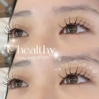 マツエク・マツパ luosiluqe Naha Momoのマツエク・マツパデザイン