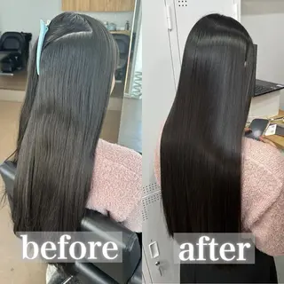 ロング 👑髪質改善縮毛矯正 サンジョウ👑のヘアスタイル