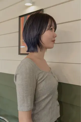 ショート カラー 割引中‼️縮毛矯正 船橋駅5分/鈴木杏美のヘアスタイル