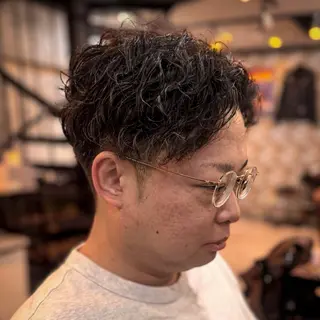 ショート パーマ メンズ 立川メンズカット/ メンズパーマ💈三上のヘアスタイル