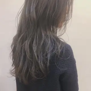 セミロング カラー 山中 直輝のヘアスタイル
