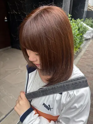 ショート カラー 🍒透明感×艶カラー 🍒こなんのヘアスタイル