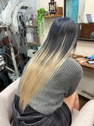 ロング カラー manabu髪質改善 縮毛矯正モデル募集中のヘアスタイル