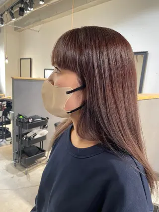 ロング カラー タケウチ サトミのヘアスタイル