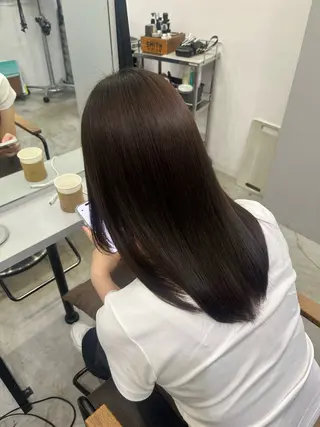 ロング パーマ 髪のお悩み解決✨️ 美髪縮毛🍒リオ🍒のヘアスタイル