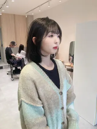 ミディアム カラー ✂️似合わせの魔術師 石田一樹✂️のヘアスタイル