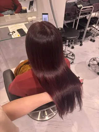 ロング カラー 髪質改善🩰透明感カ ラー🎀hinanoのヘアスタイル