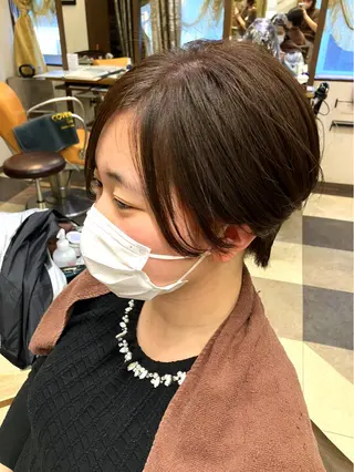 ショート 阿部 雲母のヘアスタイル