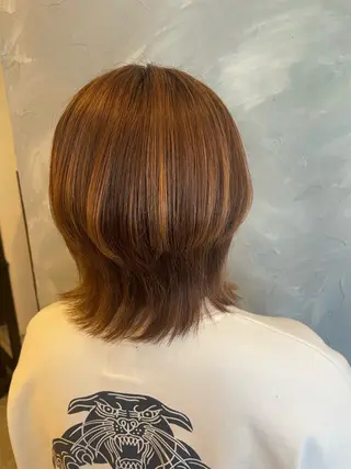ミディアム hair make echo滿木あい花のヘアスタイル