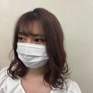 ミディアム カラー MEI🎀レイヤー 🎀韓国styleのヘアスタイル