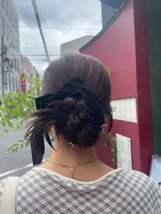 セミロング 量産ヘアセット/ ヘアメAyakaのヘアスタイル