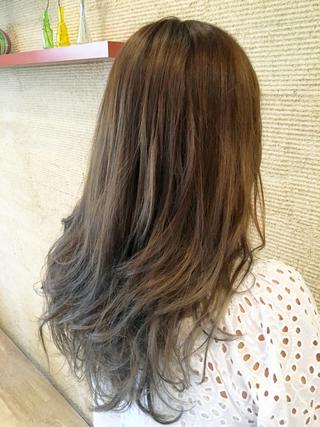 セミロング 植田 敬太のヘアスタイル