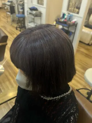 ミディアム カラー 🐰ハイトーンカラー 畠山 渡🐰のヘアスタイル