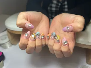 ネイル 🎀 アネラ しま 🎀のネイルデザイン